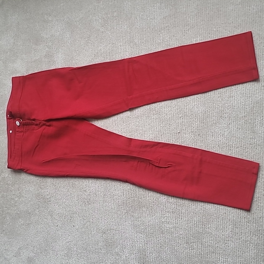 3x1 women's red denim size 27